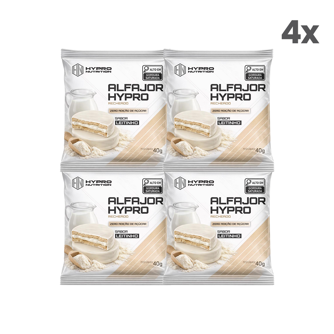 Kit 4 Unidades: Alfajor HYPRO NUTRITION 160g