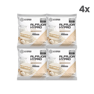 Kit 4 Unidades: Alfajor HYPRO NUTRITION 160g